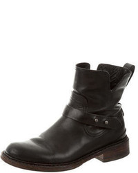 Rag & Bone Black Leather Ankle Boots