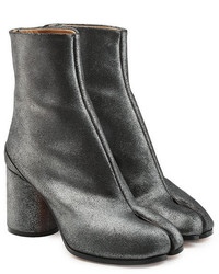 Maison Margiela Black Leather Ankle Boots