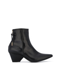 Reike Nen Black Leather Ankle Boots