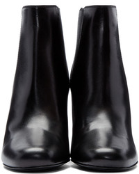 Saint Laurent Black Leather Babies Boots