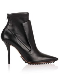 Givenchy Black Leather Stretch Ankle Boot