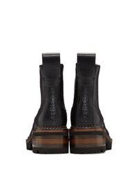 See by Chloe Black Mallory Boots