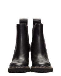 See by Chloe Black Mallory Heeled Boots