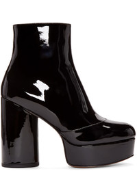 Marc Jacobs Black Patent Leather Amber Boots