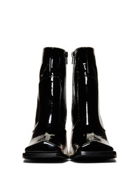 Maison Margiela Black Rose Heel Boots