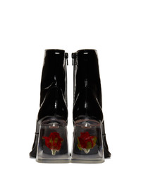 Maison Margiela Black Rose Heel Boots