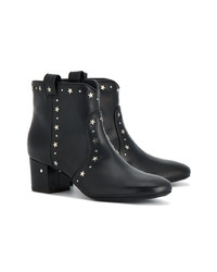 Laurence Dacade Black Star Stud 55 Ankle Boots