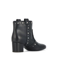 Laurence Dacade Black Star Stud 55 Ankle Boots