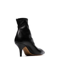 Valentino Black Vltn 70 Leather Boots