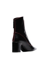 Fabrizio Viti Black Winter 65 Pointed Leather Boots