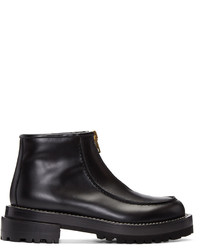 Marni Black Zip Ankle Boots
