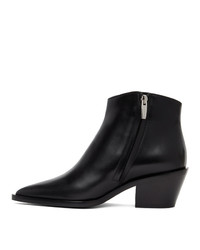 Gianvito Rossi Black Zippered Ankle Boots