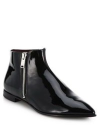 Marc by Marc Jacobs Blake Double Zip Patent Leather Ankle Boots