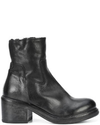 Moma Block Heel Ankle Boots