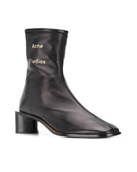 Acne Studios Branded Ankle Boots