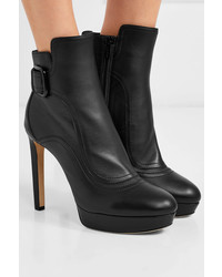 Jimmy Choo Britney Leather Ankle Boots