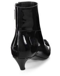 Balenciaga Broken Heel Patent Leather Booties