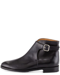 Gravati Buckled Leather Ankle Boot