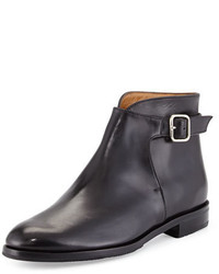 Gravati Buckled Leather Ankle Boot