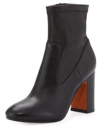 Vince Calista Leather Ankle Boot Black