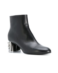 Casadei Chain Heel Ankle Boots