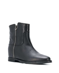 Via Roma 15 Chain Trim Ankle Boots