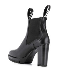 Karl Lagerfeld Chunky Chelsea Ankle Boots