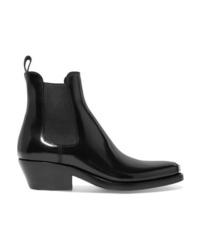 Calvin Klein 205W39nyc Claire Med Glossed Leather Ankle Boots
