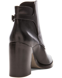 Alexander Wang Clarice Leather Ankle Booties