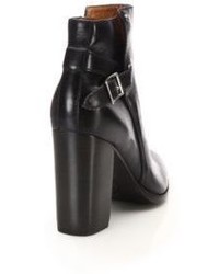 Frye Claude Jodhpur Leather Block Heel Booties