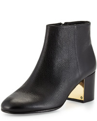 Tory Burch Cleveland Leather Ankle Boot Black