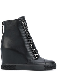 Casadei Concealed Wedge Ankle Boots