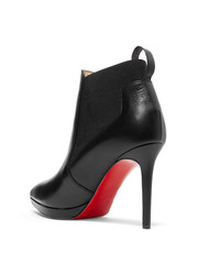 Christian Louboutin Crochinetta 100 Leather Ankle Boots