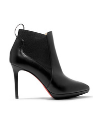 Christian Louboutin Crochinetta 100 Leather Ankle Boots