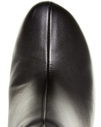 Stella McCartney Curved Block Heel Faux Leather Ankle Boots