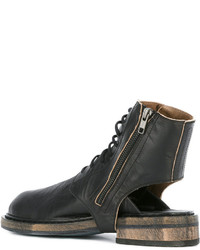 Ann Demeulemeester Cut Out Ankle Boots