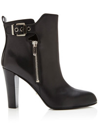 Sergio Rossi Dalston Leather Ankle Boots Black