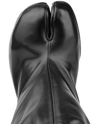 Maison Margiela Drawstring Leather Ankle Boots