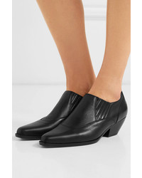 Vince Eagan Leather Ankle Boots