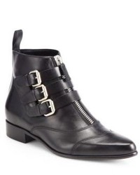 Tabitha Simmons Early Leather Motorcycle Ankle Boots