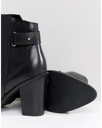 Asos Effina Leather Ankle Boots