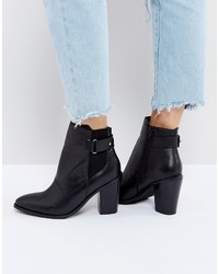 Asos Effina Leather Ankle Boots