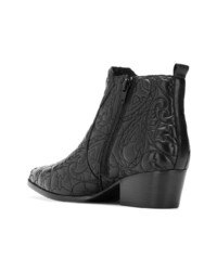 Pinko Embossed Ankle Boots