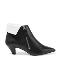Tabitha Simmons Equipt Chrissie Two Tone Leather Ankle Boots