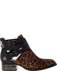 Jeffrey Campbell Everly Ankle Boot Black Leather