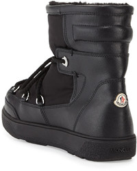 Moncler Fanny Shearling Lined Ankle Boot Black