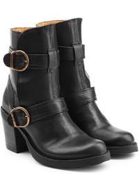 Fiorentini+Baker Fiorentini Baker Leather Ankle Boots With Buckled Straps