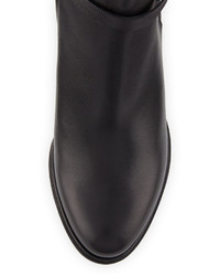 Salvatore Ferragamo Florian Leather 70mm Ankle Boot Black