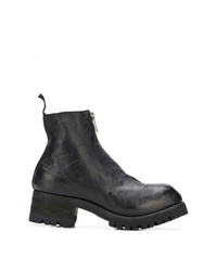 Guidi Front Zip Ankle Boots