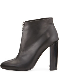 Tom Ford Front Zip Leather Ankle Boot